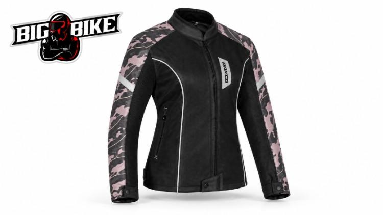 Áo giáp moto nữ màu đen phối hồng