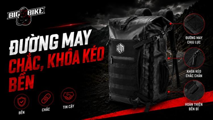 Cách chọn balo phượt qua đường may và chất lượng khóa kéo