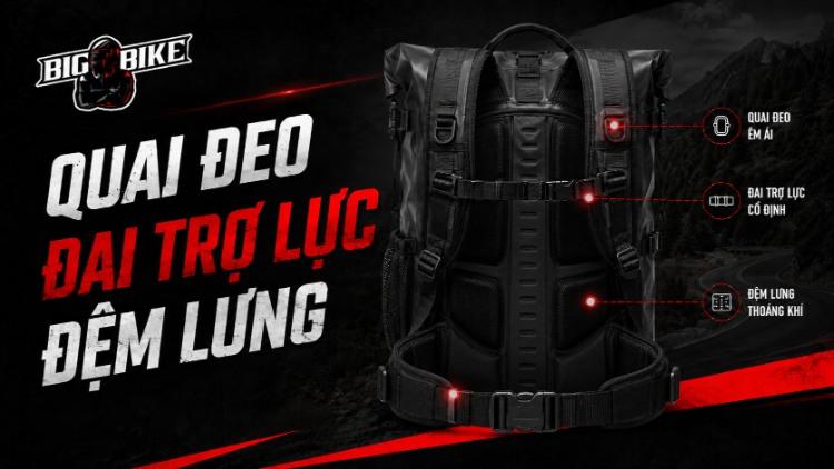 Quai đeo và đai trợ lực của balo phượt