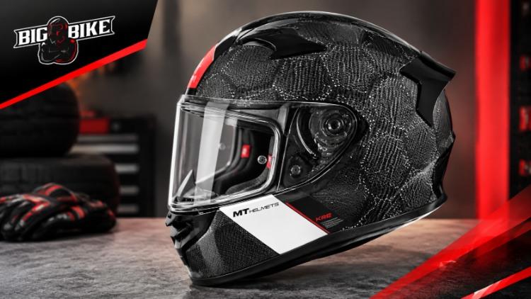 Thiết kế bên hông mũ bảo hiểm MT KRE Snake Carbon