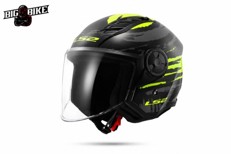 LS2 OF616 Airflow II với thiết kế nón 3/4 một kính