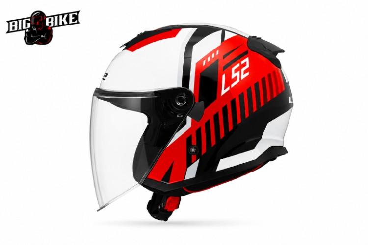 LS2 OF626 nón 3/4 hai kính phù hợp người dùng châu Á