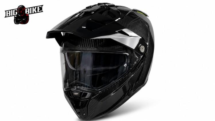 Mũ bảo hiểm carbon với vật liệu nhẹ và kết cấu cao cấp