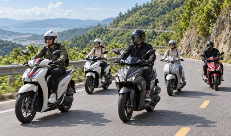 Xe tay ga nào đi phượt tốt nhất trên cung đường đèo với biker