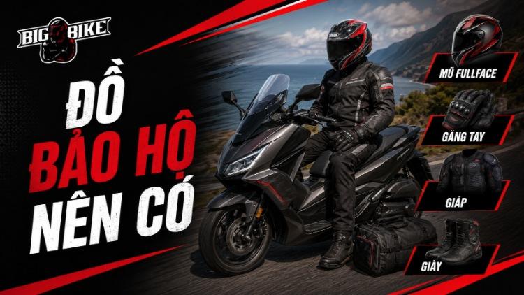 Đồ bảo hộ cần chuẩn bị khi đi tour bằng xe tay ga