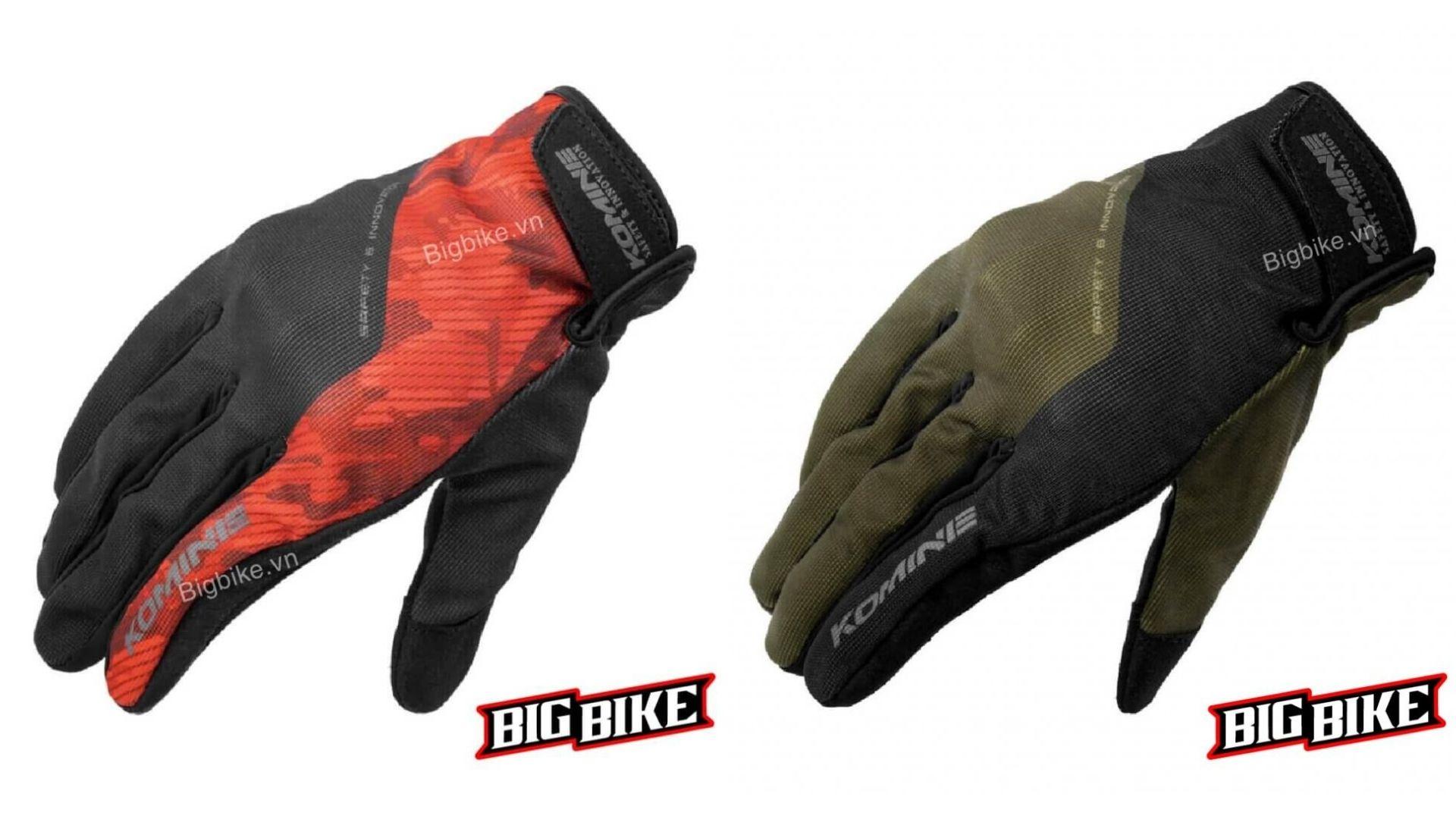 Komine GK-270 full ngón, thiết kế tối giản và linh hoạt cho nhu cầu chạy xe hằng ngày